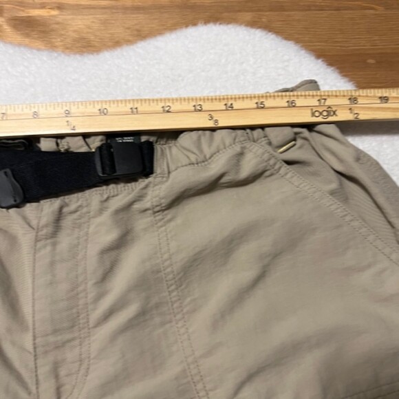 Eddie Bauer Mens Khaki Nylon Belted Convertible Sport Hiking Outdoor Pants Sz 34 - Picture 10 of 12